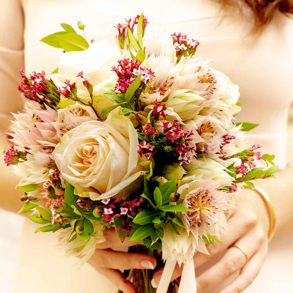 Le bouquet de la mariée (Source : Les Photos de Bela)