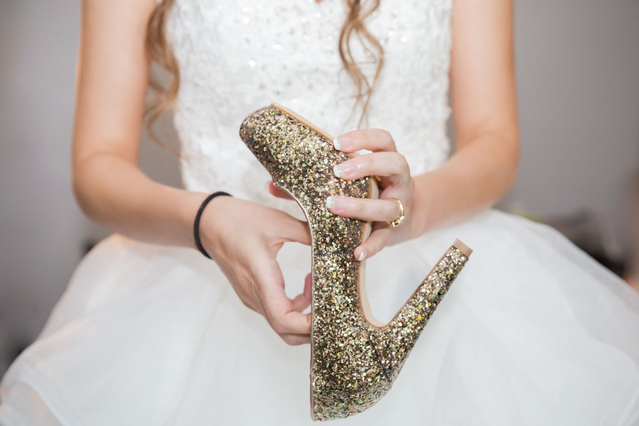 Les préparatifs de la mariée : les chaussures - Crédits : Les Photos de Bela